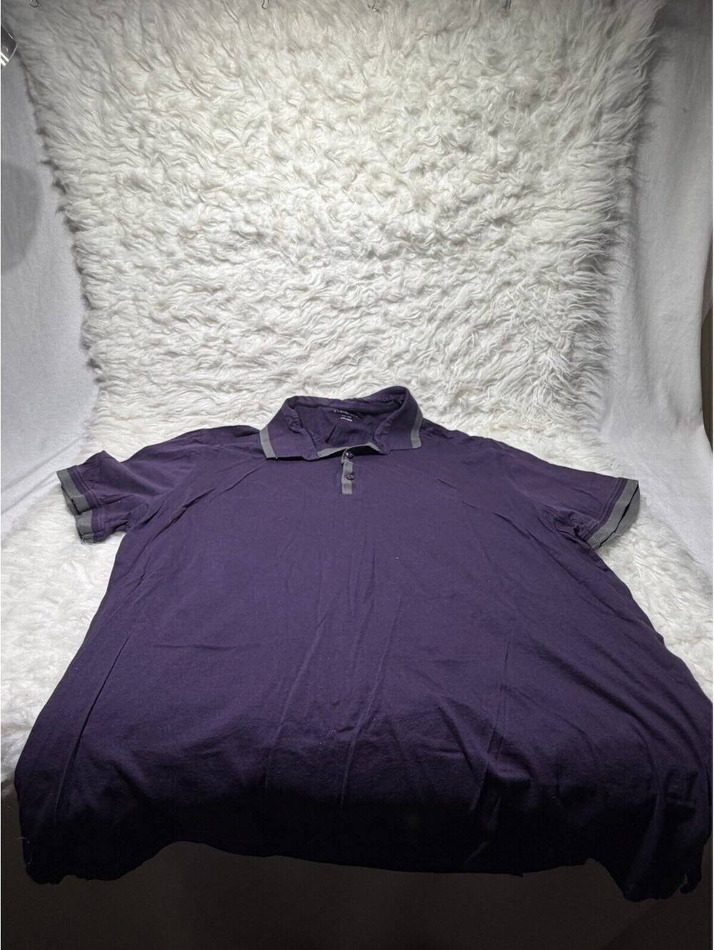 Structure Men's Short Sleeve Polo Shirt Purple XXL